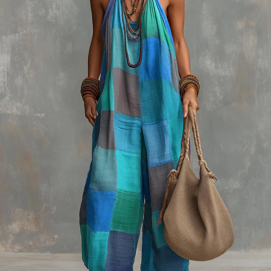 Combinaison Patchwork Bohème™ – Fraîcheur et liberté dans un style artistique unique