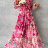 Sophie | Robe élégante à imprimé fleuri
