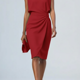 Éloise | Robe Midi Drapée