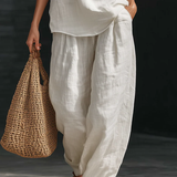 Nathalie™ – Ensemble sans manches et pantalon large