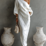 Elise™ | Robe maxi asymétrique et élégante
