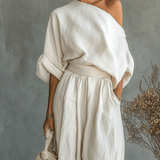 Mila™ | Ensemble 2 pièces encolure bardot